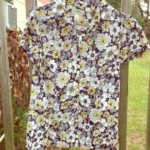 Floral Button up blouse